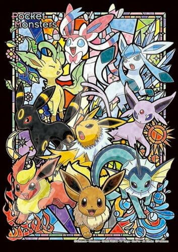 Ensky AC-51 Art Crystal Pokemon Eevee (Eievui) Evolutions Jigsaw Puzzle (208 Pieces)