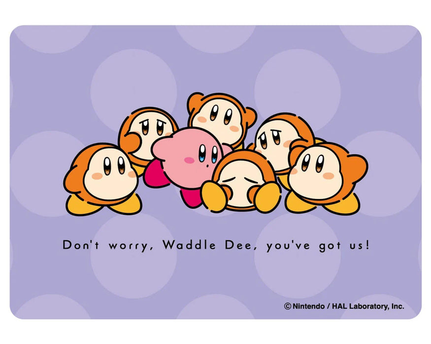 Ensky Kirby Play with Waddle Dee Kirby It's Okay Card Sleeves