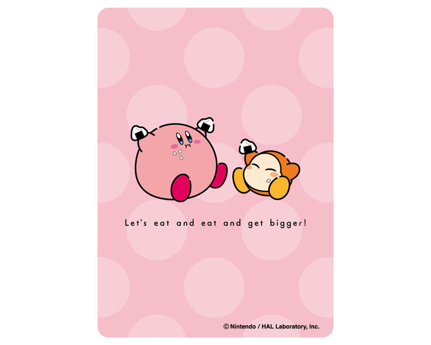 Ensky Kirby Play with Waddle Dee Kirby Let's Eat! Card Sleeves