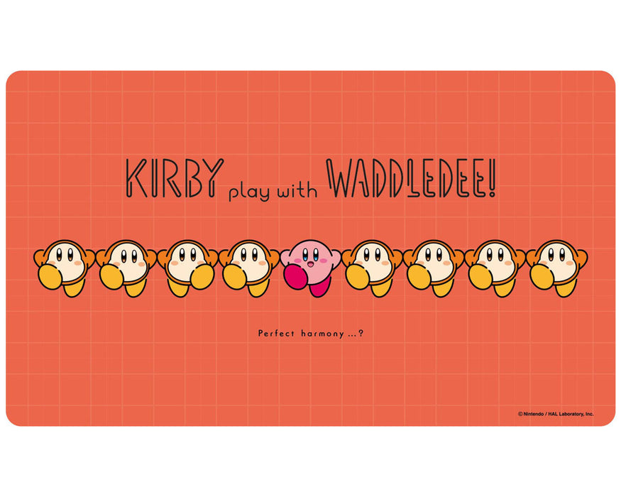 Ensky Kirby Play with Waddle Dee Kirby Perfect Fit? Card Playmat