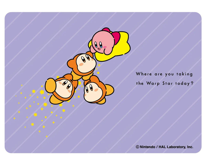 Ensky Kirby Play with Waddle Dee Kirby Riding the Warp Star Card Sleeves