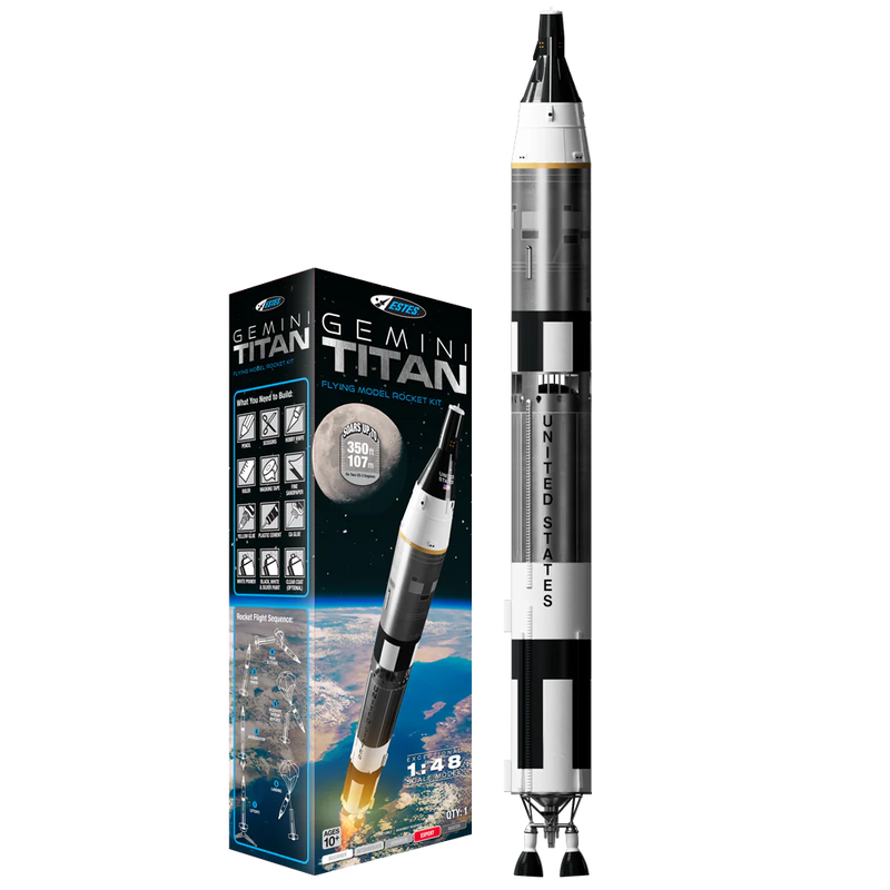 ESTES 2210 1/48 Gemini Titan Model Rocket Kit