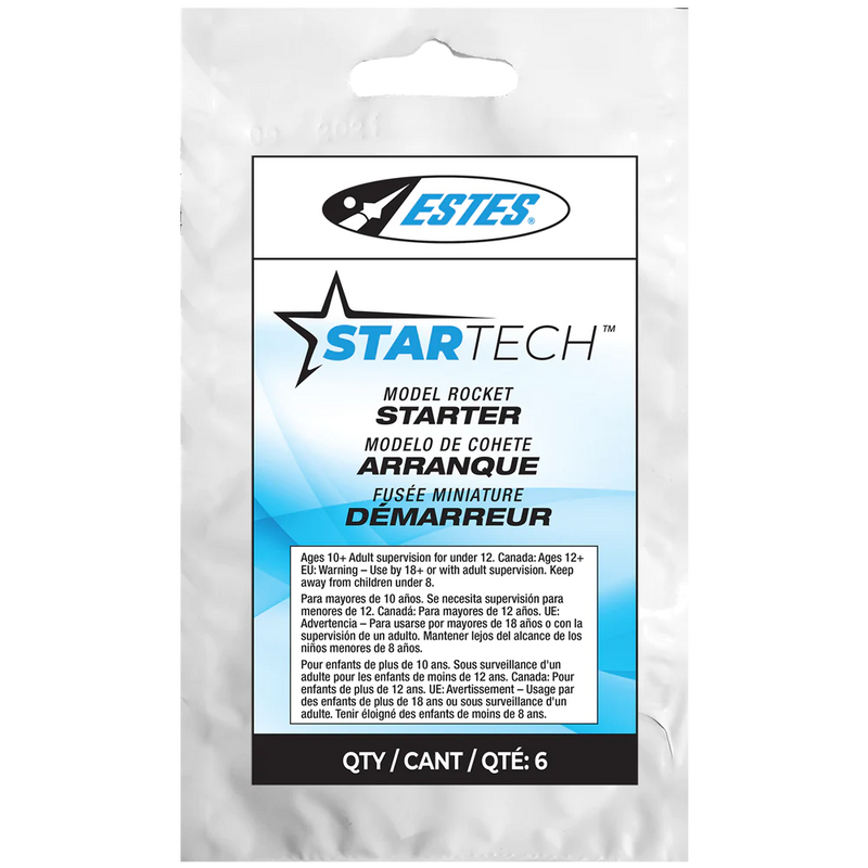 ESTES 2303 Model Rocket Startech Starters (6 Pack)