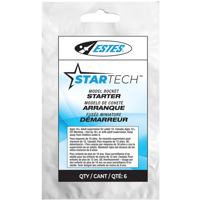 ESTES 2303 Model Rocket Startech Starters (6 Pack)