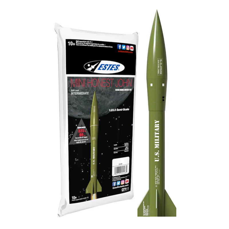 ESTES 2446 Mini Honest John Rocket Skill Level 1 Model Rocket Kit