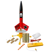 ESTES 5337 Mini Der Red Max Starter Model Rocket Set with Engines