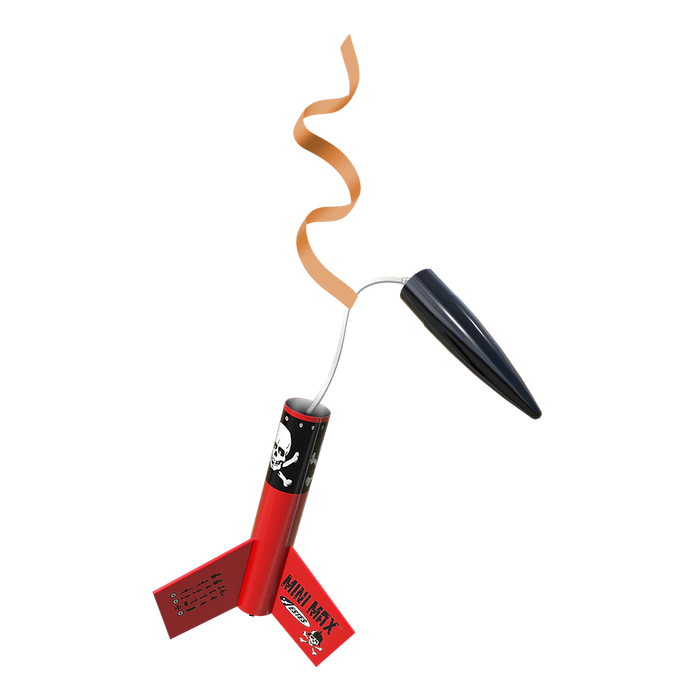 ESTES 5337 Mini Der Red Max Starter Model Rocket Set with Engines