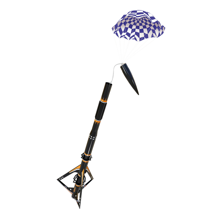 ESTES 7222 Black Star Voyager Model Rocket Kit Skill Level 5