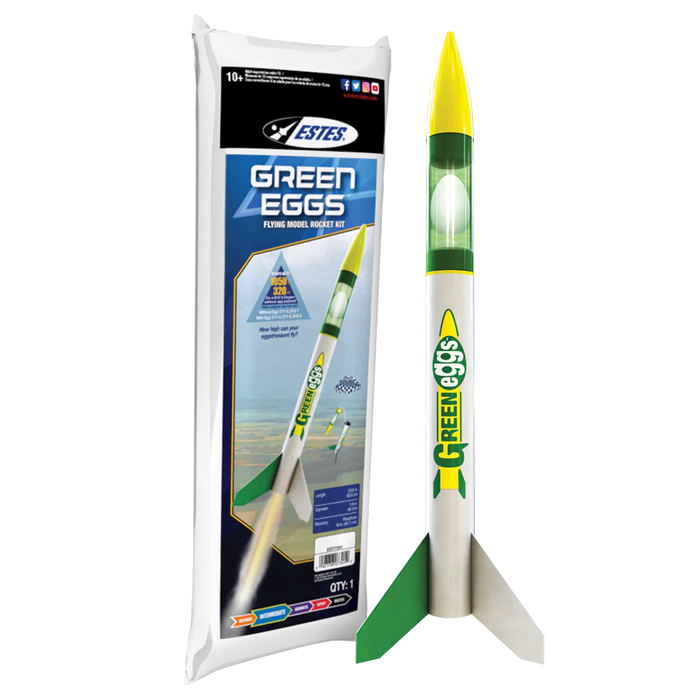 ESTES 7301 Green Eggs Payload Model Rocket Kit