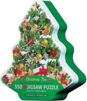 Eurographics 8551-5663 Christmas Tree 550 Piece Jigsaw Puzzle with Tin Storage