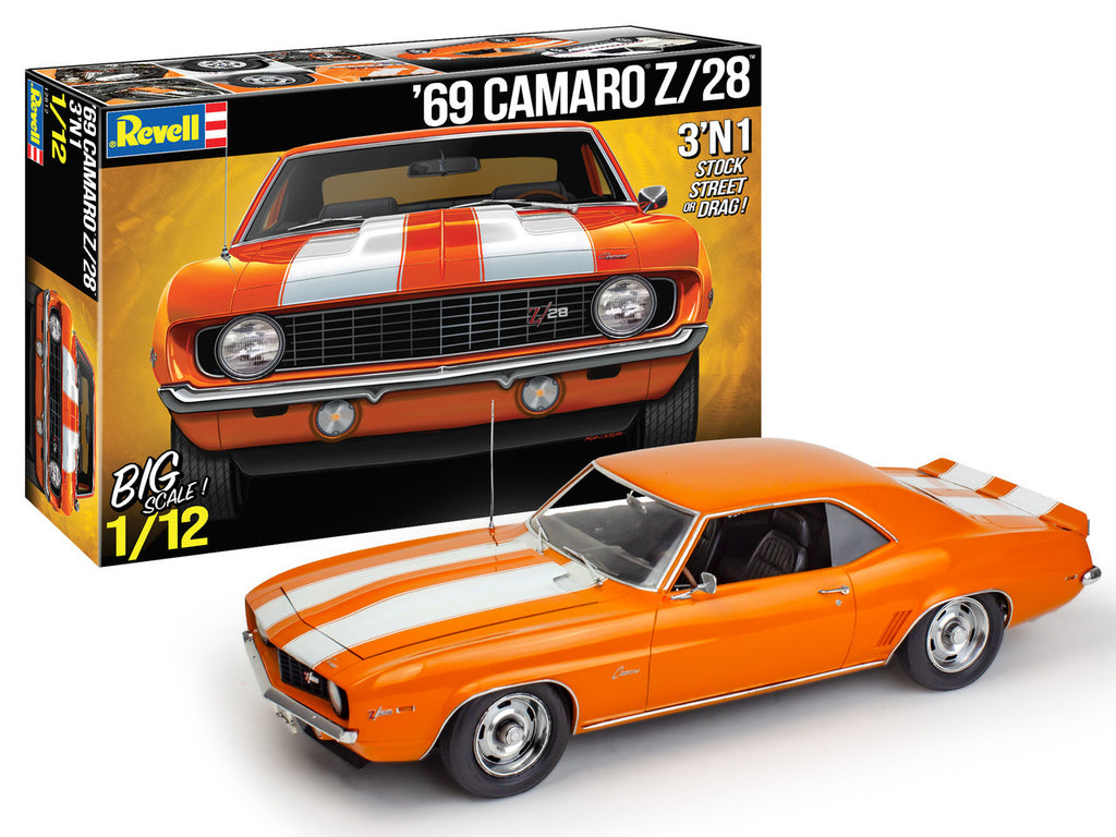 Revell 12812 1/12 Big Scale 1969 Camaro Z28 (3in1) Skill Level 4