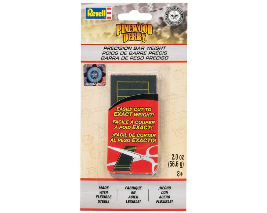 Revell RMXY9420 BSA Flat 2oz Precision Bar Weights for Pinewood Derby Racers