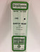 Evergreen Scale Models 246 Quarter Round Styrene Rod .030" (5 Pack)