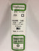 Evergreen Scale Models 253 Square Styrene Tubing 3/16" (3 Pack)