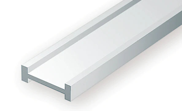 Evergreen Scale Models 272 Styrene I-Beam .080" (4 Pack)