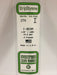 Evergreen Scale Models 274 Styrene I-Beam 1/8" (4 Pack)