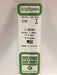 Evergreen Scale Models 278 Styrene I-Beam 5/16" (2 Pack)