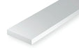 Evergreen Scale Models 384 24" Strip Styrene Pack, .100x.625 (4 Pack)