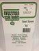 Evergreen Scale Models 4506 Styrene Square Tile 1/3"
