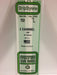 Evergreen Scale Models 753 .100 z U Channel Styrene 4 Pack
