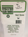 Evergreen Scale Models 9008 White Sheet Styrene Assortment