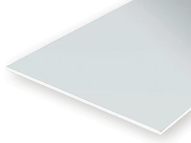 Evergreen Scale Models 9108 White Sheet Styrene .125 x 8 x 21