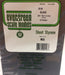 Evergreen Scale Models 9116 Black Styrene Sheet Styrenes, .06x8x21" (2 Pack)