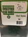 Evergreen Scale Models 9117 Black Styrene Sheets, .08"x8x21 (2 Pack)