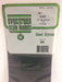 Evergreen Scale Models 9511 Black Styrene Sheets, .01x6x12" (4 Pack)