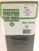 Evergreen Scale Models 9513 Black Styrene Sheet Styrenes, .02x6x12" (3 Pack)