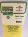 Evergreen Scale Models 9904 Yellow Transparent Sheet Styrene, 6X12X.010, 2 Pieces