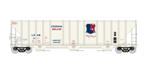 Exactrail Evolution EE1722-2 HO Scale Evans 4780 Covered Hopper Louisiana Midland LOAM 3038