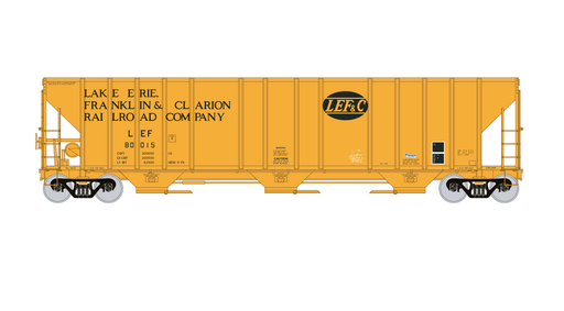 Exactrail Evolution EE1723-4 HO Scale Evans 4780 Covered Hopper LEF&C 80024