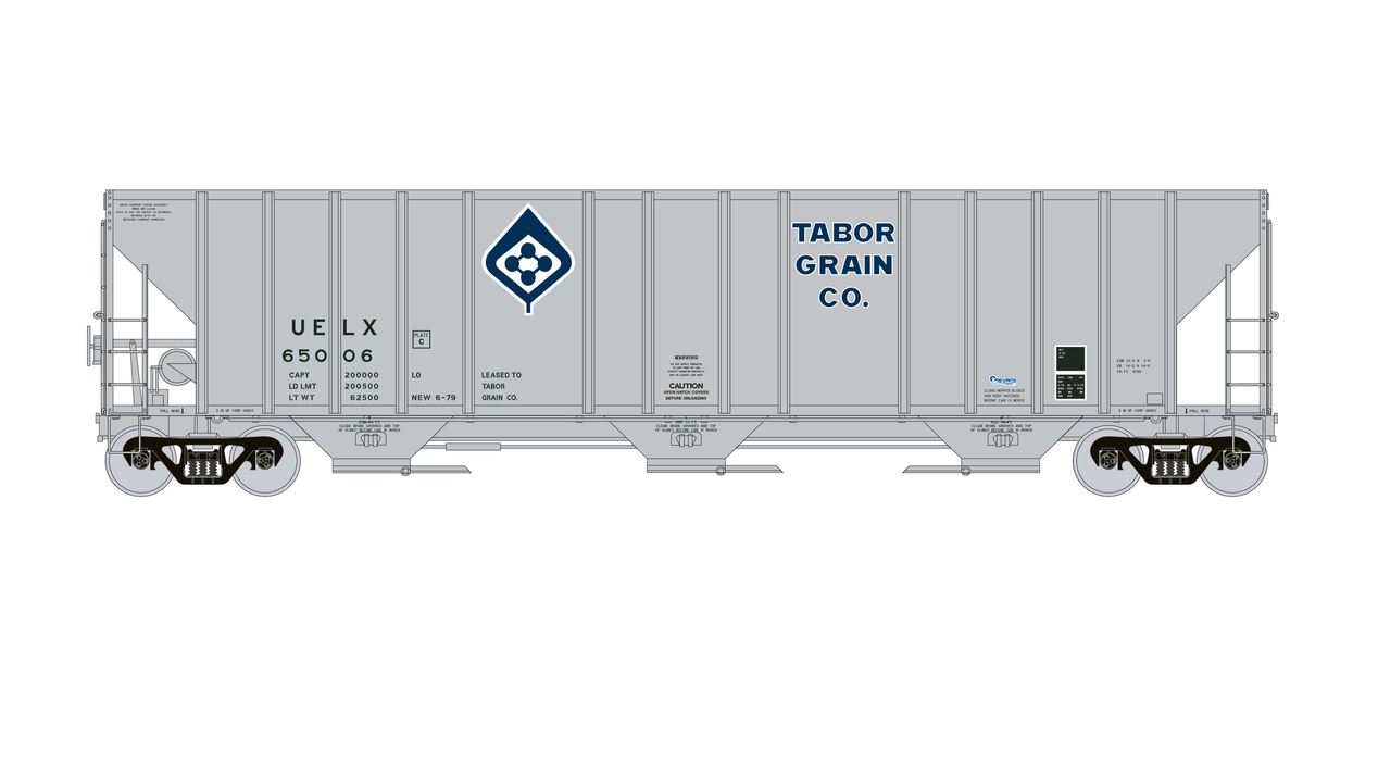Exactrail Evolution EE1725-2 HO Scale Evans 4780 Covered Hopper ADM/UELX 65015
