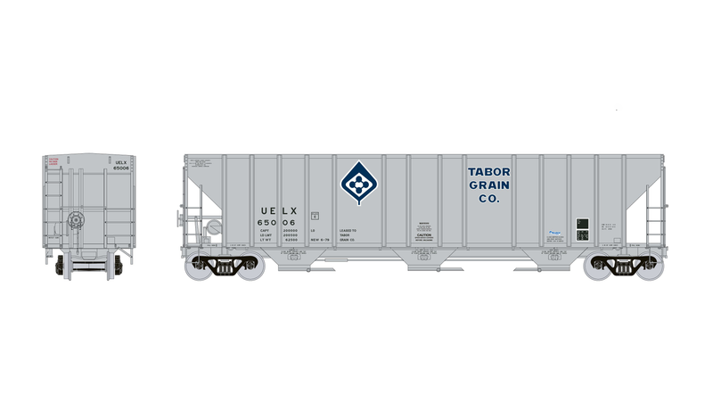 Exactrail Evolution EE1725-3 HO Scale Evans 4780 Covered Hopper ADM/UELX 65022