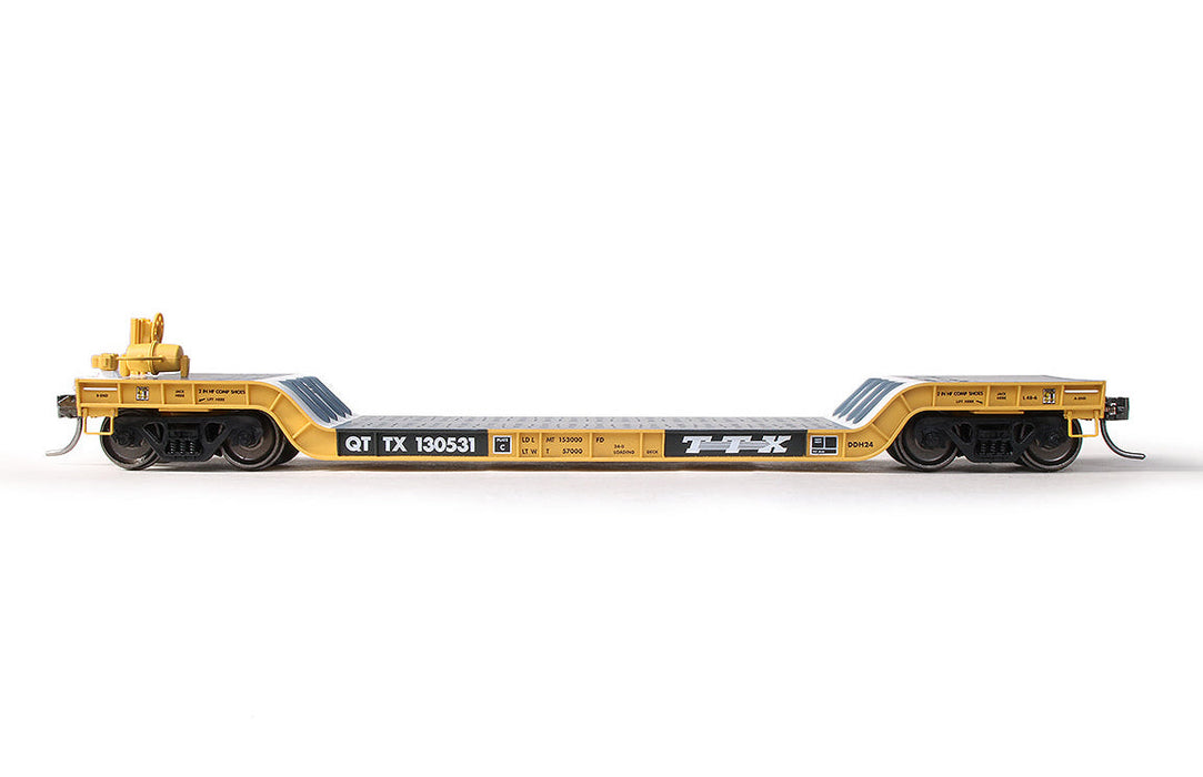 Exactrail Evolution EE1760-2 HO Scale Depressed Center Flatcar Trailer Train "1995" QTTX 130532