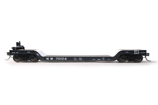 Exactrail Evolution EE1764-1 HO Scale Depressed Center Flatcar Norfolk & Western NW 70104