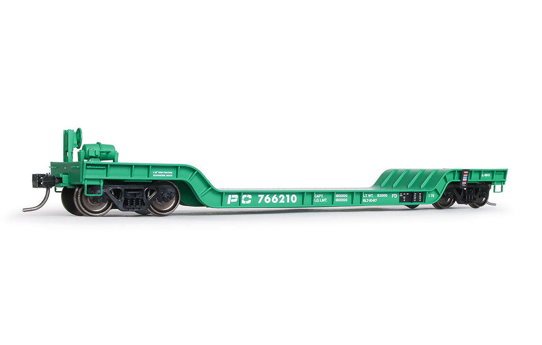 Exactrail Evolution EE1765-1 HO Scale Depressed Center Flatcar Penn Central PC 766210