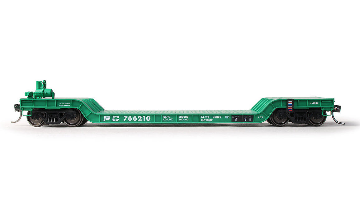 Exactrail Evolution EE1765-2 HO Scale Depressed Center Flatcar Penn Central PC 766215
