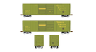 Exactrail Express EX1001-5 HO Scale Gunderson 5200 Boxcar Spokane Portland & Seattle SP&S 318321