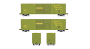 Exactrail Express EX1001-6 HO Scale Gunderson 5200 Boxcar Spokane Portland & Seattle SP&S 318339