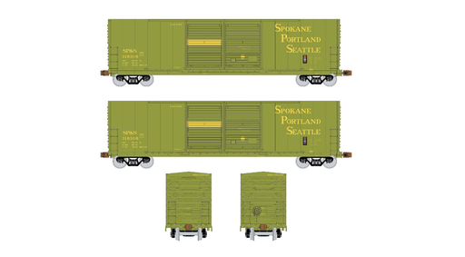 Exactrail Express EX1001-6 HO Scale Gunderson 5200 Boxcar Spokane Portland & Seattle SP&S 318339
