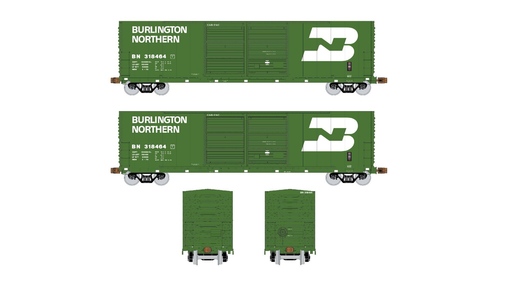Exactrail Express EX1003-12 HO Scale Gunderson 5200 Boxcar Burlington Northern BN 318572