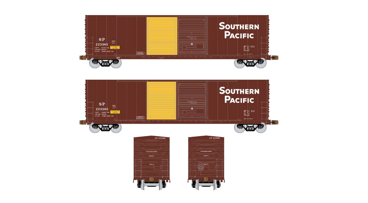 Exactrail Express EX1015-2 HO Scale Gunderson 5200 Boxcar Southern Pacific "Eugene" SP 223410
