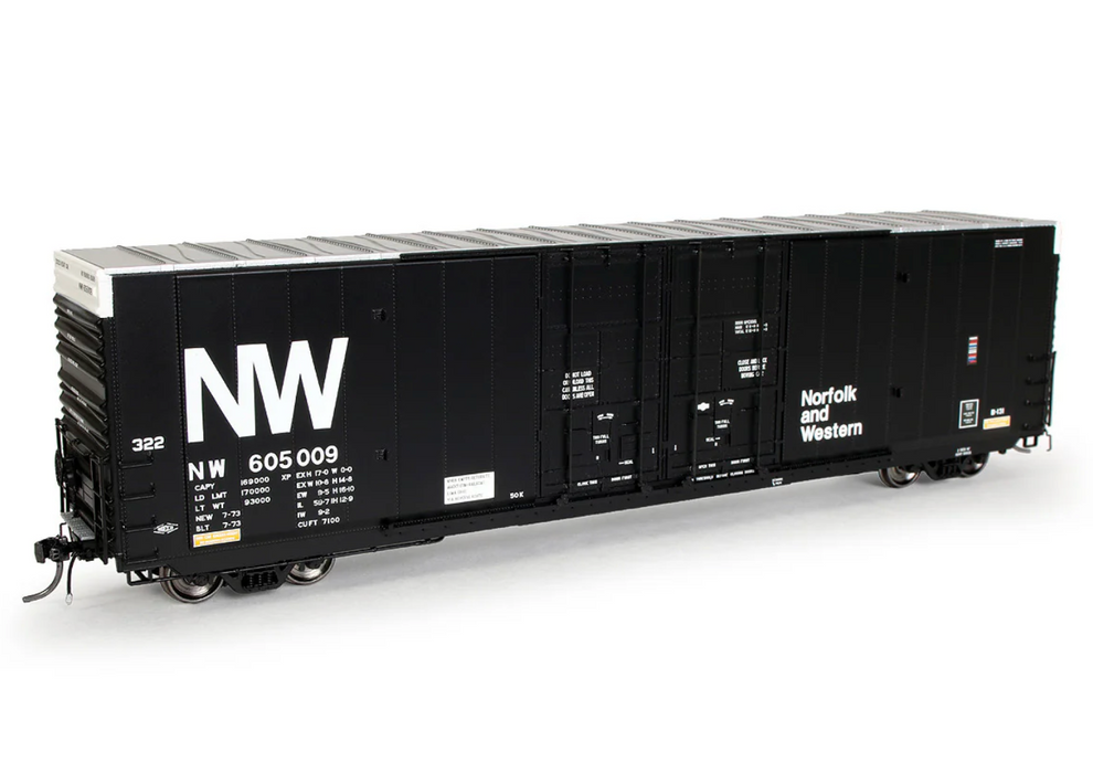 Exactrail Platinum EP-80303-2 HO Scale 60' Greenville Boxcar Norfolk Western NW 605005 - NOS
