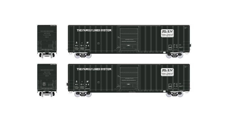 Exactrail Platinum EP80403-3 HO Scale Berwick 7580 Appliance Boxcar Family Lines L&N 410185