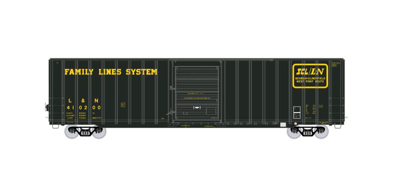 Exactrail Platinum EP80404-4 HO Scale Berwick 7580 Appliance Boxcar Family Lines L&N 410231
