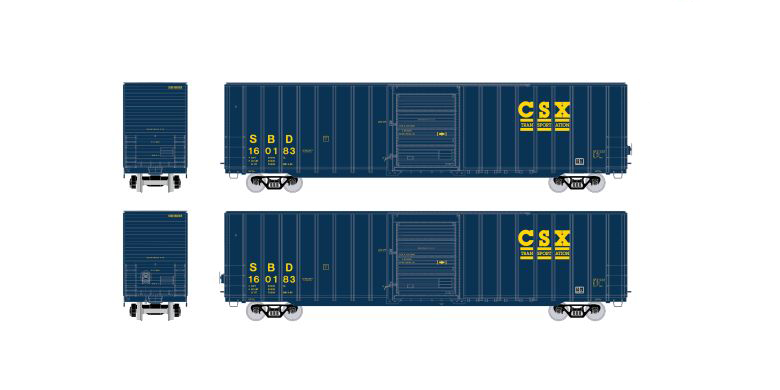 Exactrail Platinum EP80409 HO Scale Berwick 7580 Appliance Boxcar CSXT SBD 160183