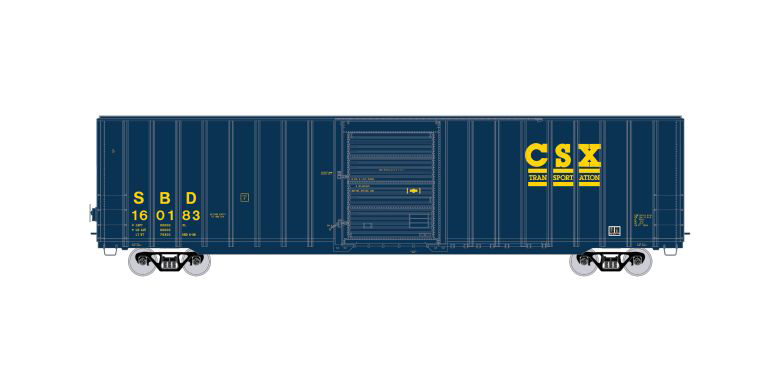 Exactrail Platinum EP80409 HO Scale Berwick 7580 Appliance Boxcar CSXT SBD 160183