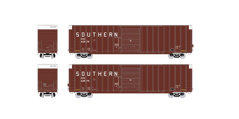 Exactrail Platinum EP80412-2 HO Scale Berwick 7580 Appliance Boxcar Southern 43578